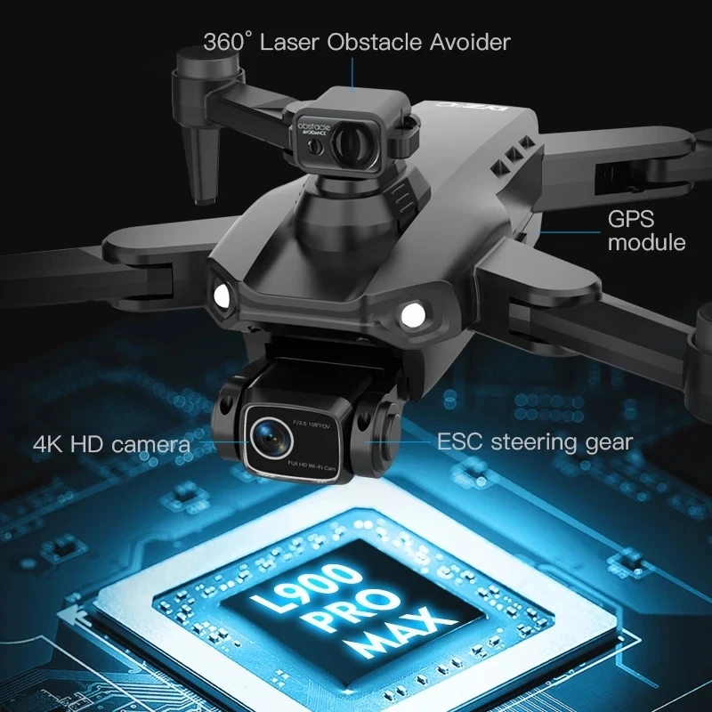 L900 Pro MAX GPS Drone 4K Prof - Drone Kit Professional 评论和价格