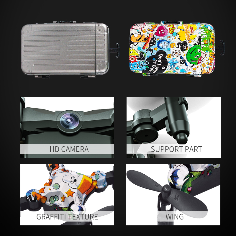 DH120 Mini Drone 720P 480P HD  - Drone Kit Tricopter 评论和价格