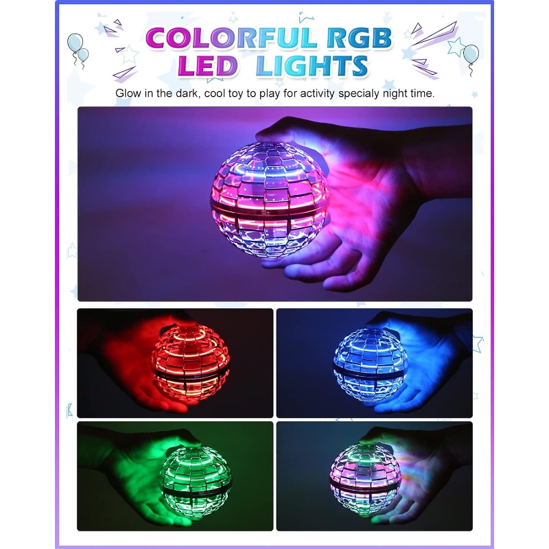 Magic Flying Orb Ball with Lig - Drone Kit Tricopter 评论和价格