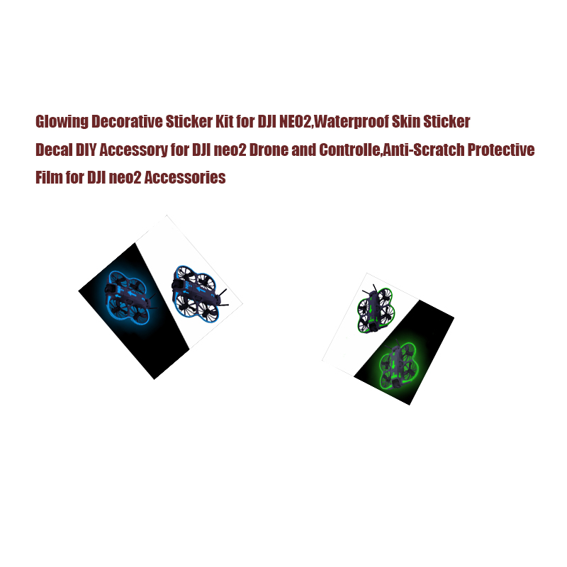 Glowing Decorative Sticker Kit - Drone Kit Waterproof 评论和价格